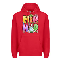 Red easter hip hop Premium Hoodie - MaliasSmallBusiness