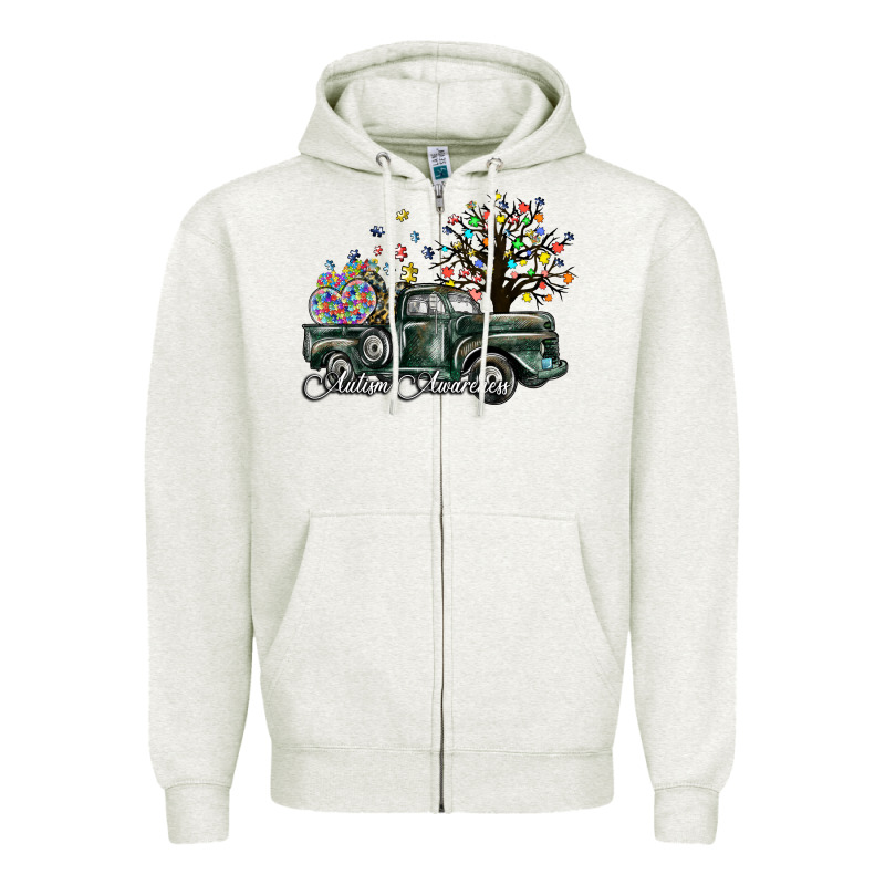 Autism Awareness Zipper Hoodie by SublimationCraftShop | Teevron