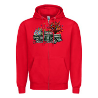Red autism awareness Zipper Hoodie - SublimationCraftShop