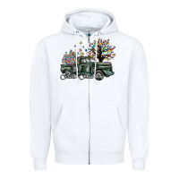White autism awareness Zipper Hoodie - SublimationCraftShop