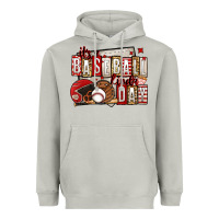 Moon Dust it's a baseball kinda day Heavyweight Hoodie - Jasminsmagicworld