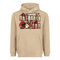 Mushroom it's a baseball kinda day Heavyweight Hoodie - Jasminsmagicworld