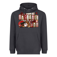 Smoke it's a baseball kinda day Heavyweight Hoodie - Jasminsmagicworld
