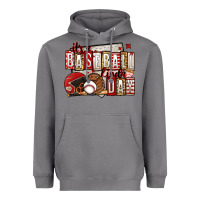 Storm it's a baseball kinda day Heavyweight Hoodie - Jasminsmagicworld