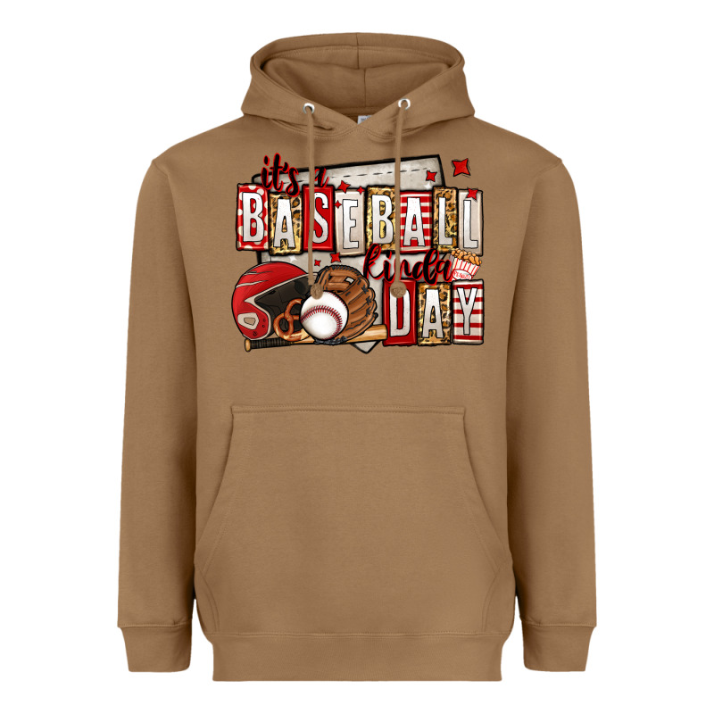 It's A Baseball Kinda Day Heavyweight Hoodie by Jasminsmagicworld | Teevron