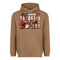 Toasted Coconut it's a baseball kinda day Heavyweight Hoodie - Jasminsmagicworld