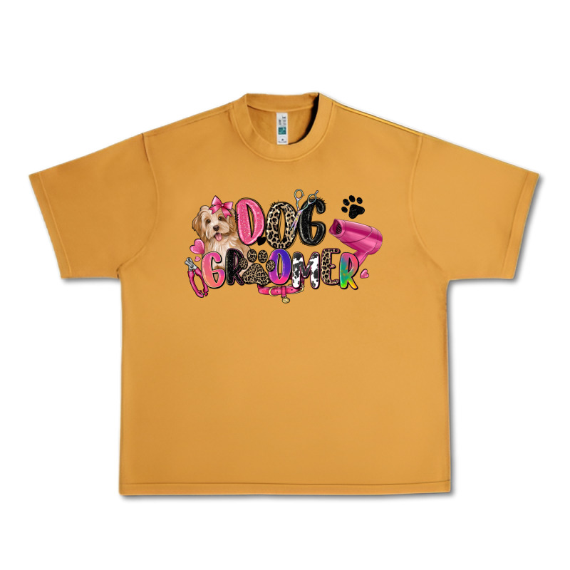 Dog Groomer Urban Heavy Tee by Zillion Design Studio | Teevron