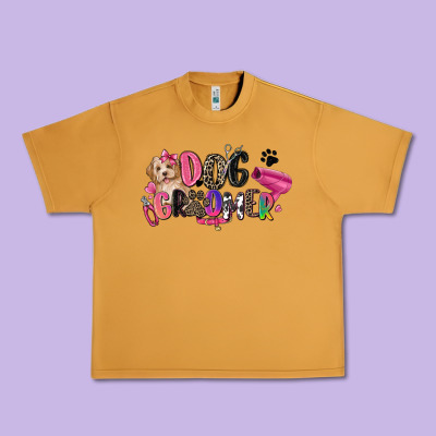Dog Groomer Urban Heavy Tee Designed By Zillion Design Studio
