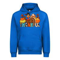 Cobalt thankful Urban Hoodie - MaliasSmallBusiness
