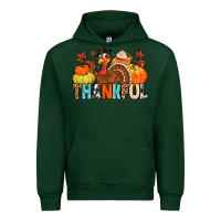 Forest Green thankful Urban Hoodie - MaliasSmallBusiness