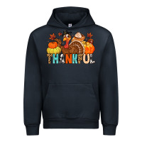 Navy thankful Urban Hoodie - MaliasSmallBusiness