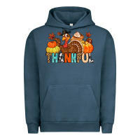 Pigment Midnight Navy thankful Urban Hoodie - MaliasSmallBusiness