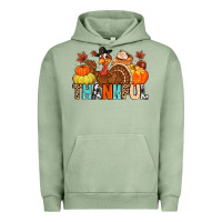 Pigment Oil Green thankful Urban Hoodie - MaliasSmallBusiness