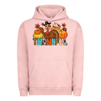 Pigment Salmon thankful Urban Hoodie - MaliasSmallBusiness