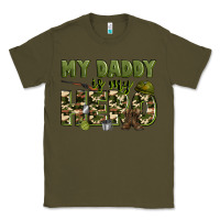 Army Green my daddy is my hero army Classic Tee - Zillion Design Studio