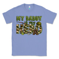 Colony Blue my daddy is my hero army Classic Tee - Zillion Design Studio