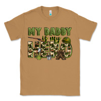 Toasted Coconut my daddy is my hero army Classic Tee - Zillion Design Studio