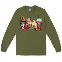 Army Green dominican republic coffee cups Long Sleeve Tee - Zillion Design Studio