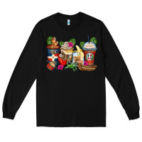 Black dominican republic coffee cups Long Sleeve Tee - Zillion Design Studio