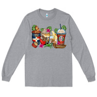Heather Grey dominican republic coffee cups Long Sleeve Tee - Zillion Design Studio