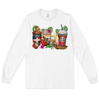 White dominican republic coffee cups Long Sleeve Tee - Zillion Design Studio