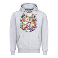Heather Grey Easter Day Zipper Hoodie - Neo Western