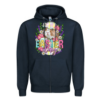 Navy Easter Day Zipper Hoodie - Neo Western