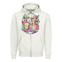 Oatmeal Heather Easter Day Zipper Hoodie - Neo Western