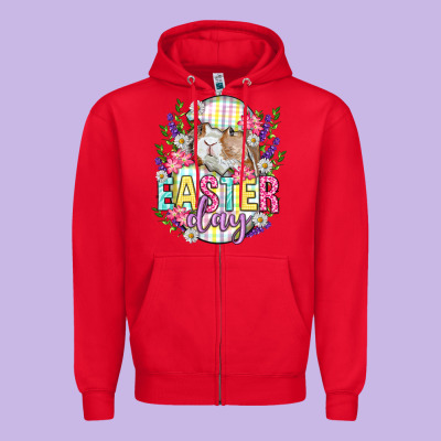 Easter Day Zipper Hoodie Designed By Neo Western