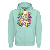 Seafoam Easter Day Zipper Hoodie - Neo Western