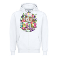 White Easter Day Zipper Hoodie - Neo Western