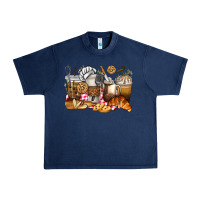 Navy bakery coffee cups Urban Heavy Tee - texasbilliewilder