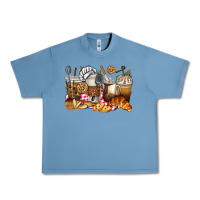 Pebble Blue bakery coffee cups Urban Heavy Tee - texasbilliewilder