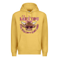 Antique Gold love you till the cows come home Premium Hoodie - MaliasSmallBusiness