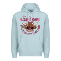 Blue Mist love you till the cows come home Premium Hoodie - MaliasSmallBusiness
