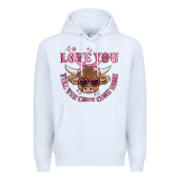 White love you till the cows come home Premium Hoodie - MaliasSmallBusiness