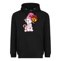 Black winter pink snowman Heavyweight Hoodie - AdoDesignShop