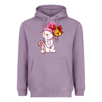 Lavender winter pink snowman Heavyweight Hoodie - AdoDesignShop