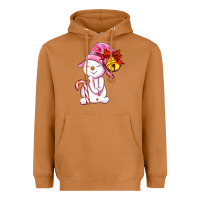 Meerkat winter pink snowman Heavyweight Hoodie - AdoDesignShop