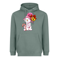 Sage winter pink snowman Heavyweight Hoodie - AdoDesignShop
