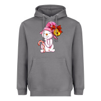 Storm winter pink snowman Heavyweight Hoodie - AdoDesignShop