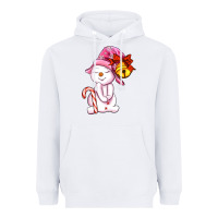 White winter pink snowman Heavyweight Hoodie - AdoDesignShop
