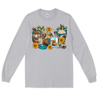 Moon Dust bull skull coffee cups Long Sleeve Tee - Zillion Design Studio