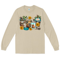 Mushroom bull skull coffee cups Long Sleeve Tee - Zillion Design Studio