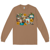 Toasted Coconut bull skull coffee cups Long Sleeve Tee - Zillion Design Studio