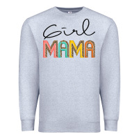 Heather Grey Girl mama Premium Sweatshirt - JahusDesignShop