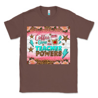 Chestnut coffee gives me teacher powers tumbler Classic Tee - BundleAndBundleShop