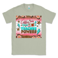 Matcha coffee gives me teacher powers tumbler Classic Tee - BundleAndBundleShop