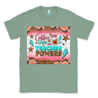 Sage coffee gives me teacher powers tumbler Classic Tee - BundleAndBundleShop