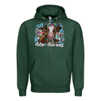 Sports Green autism awareness 2 Zipper Hoodie - SublimationCraftShop